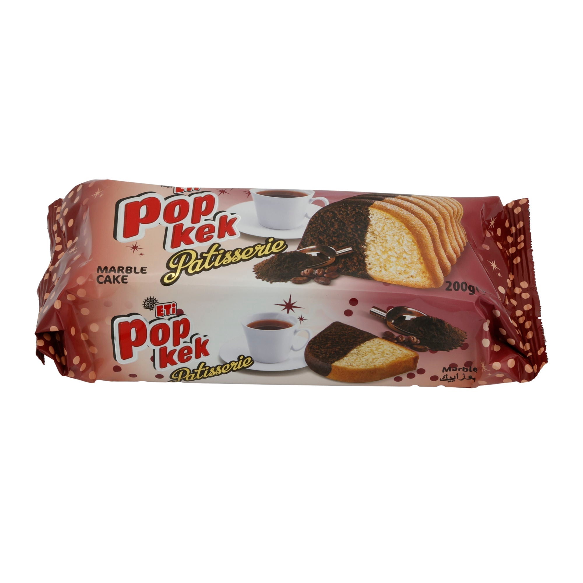Rührkuchen Eti Pop Kek Patisserie | Marmorkuchen | mit Schoko- und Vanillegeschmack | 200 g ETI